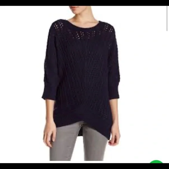 cupcakes and cashmere NWT knit sweater/navy. - Picture 1 of 1